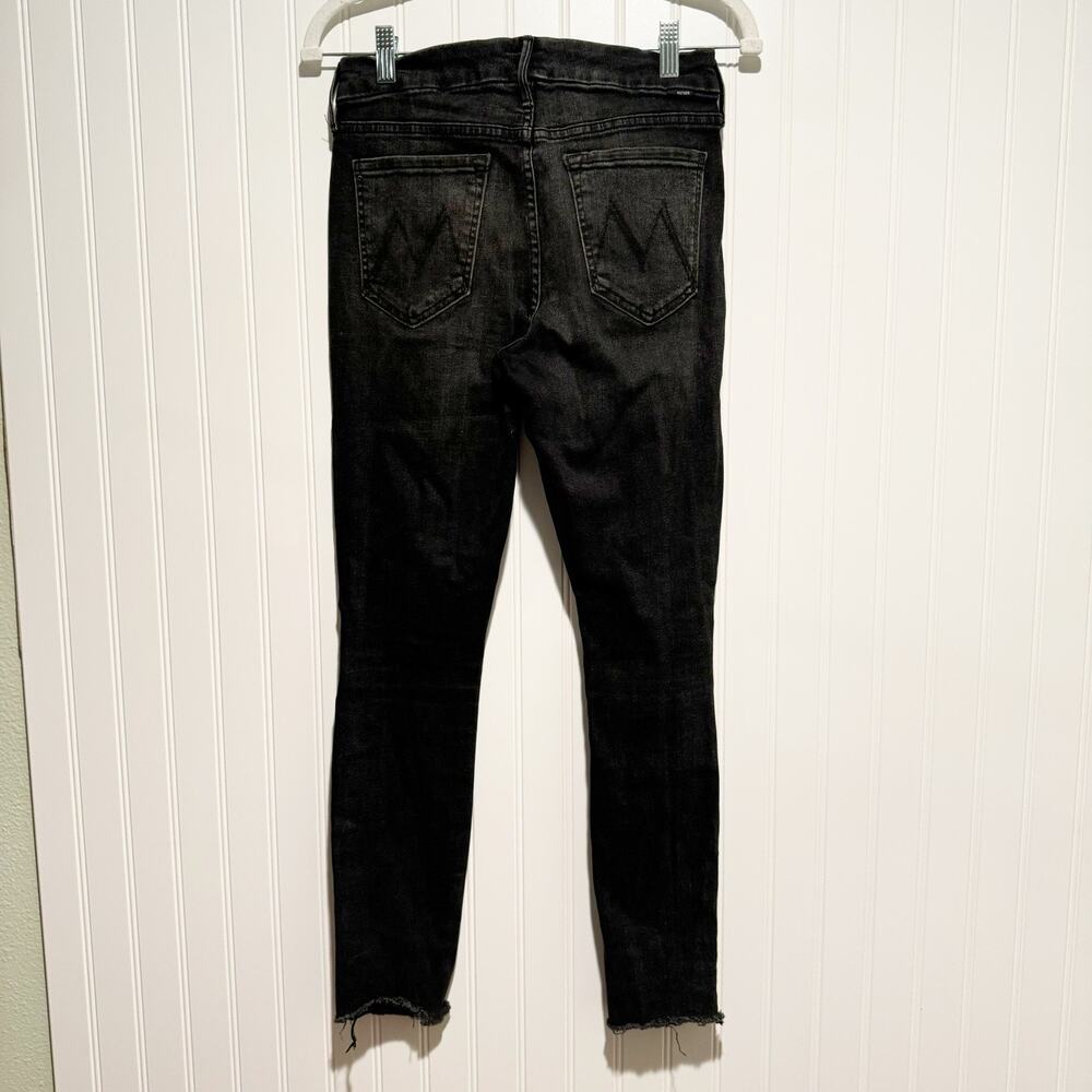 Mother Jeans Looker Ankle Fray Night Hawk Size 27 - Picture 7 of 10